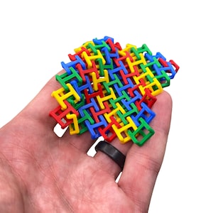 Small Rainbow Chainmail Fidget