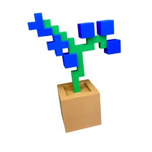 Pixelated Orchid Plant