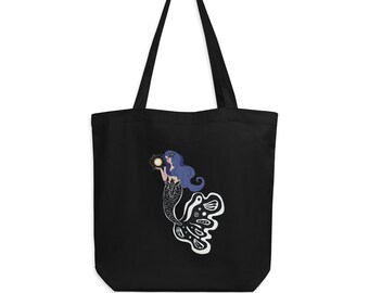 Bolsa ecológica de sereia galáctica