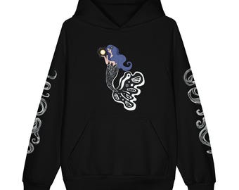 SAMPLE SALE*** Galactic Mermaid Unisex Super Heavyweight Hoodie