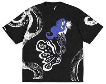 SAMPLE SALE*** Galactic Mermaid knitted classic tee