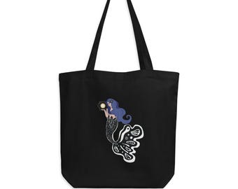 SAMPLE SALE*** Galactic Mermaid Eco Tote Bag