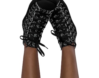 SAMPLE SALE*** Tentacle Women’s high top canvas shoes