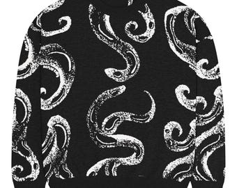 SAMPLE SALE*** Tentacle UNISEX relaxed fit knitted crew neck sweater