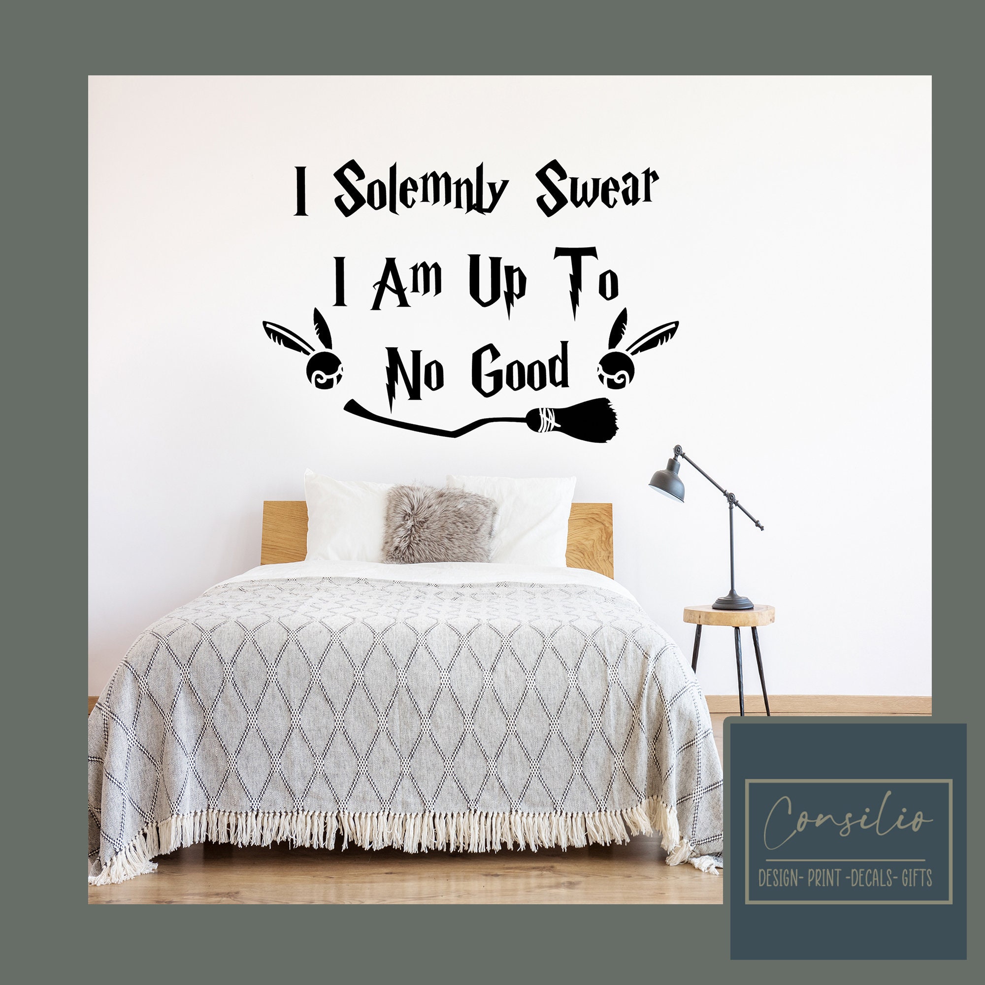 Harry potter vinyl sticker wall decor personalised Etsy