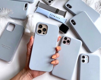 Coque colorée en silicone pour iPhone 12 Coque iPhone 11 Coque iPhone 12 Pro iPhone XR Coque iPhone 8 7 Coque iPhone 7 8 Plus X XS