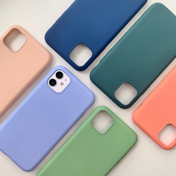 Vegan Pastel Coloured iPhone 12 Case, iPhone 11 Case, iPhone 12 Pro Case, iPhone Case, iPhone XR Case, iPhone 8 7 Case Plus iPhone X XS 1.5m