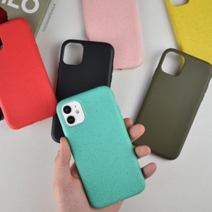 Coque de portable 100 % biodégradable écologique et végétalienne Coque pour iPhone XR, Coque iPhone 8, iPhone 7, Coque iPhone X Xs, 7 8 Plus, XS Max, iPhone 6 6S, SE 2020 image 3