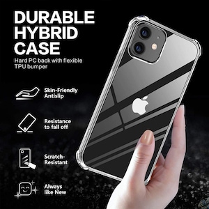 Clear iPhone 14 Case, iPhone 14 Pro Case, iPhone 14 Plus Case, iPhone 14 Pro Max Case, iPhone Case Clear, iPhone 13 Case, Mini With Bumpers image 2