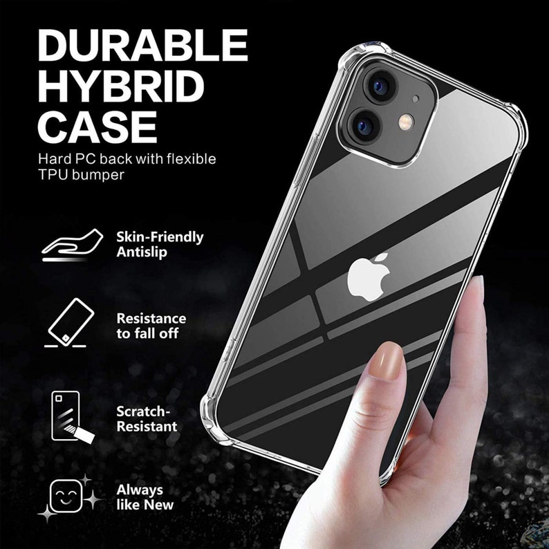 Clear iPhone 14 Case, iPhone 14 Pro Case, iPhone 14 Plus Case, iPhone 14 Pro Max Case, iPhone Case Clear, iPhone 13 Case, Mini With Bumpers image 2