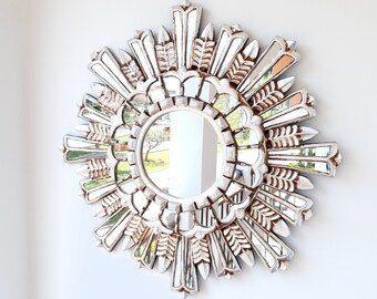Peruvian Mirrors "Silver Mountain" - Wall Mirror - Home Decoration- Decorative Mirrors - Peruvian Crafts