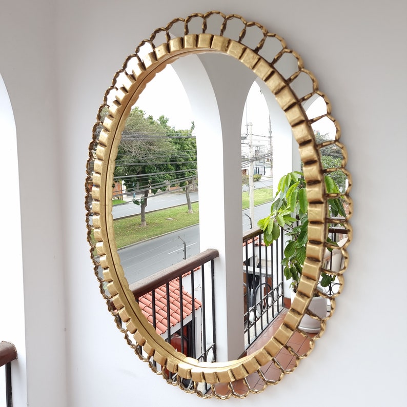 Peruvian Mirrors Harmonious 100cm Interior decoration Wall Mirror Home decoration Decorative mirrors image 4