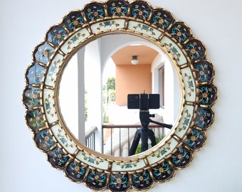 Peruvian Mirrors “Armoniosa Negro”- Interior decoration - Wall mirror - Home decoration- Decorative mirrors - Peruvian Crafts