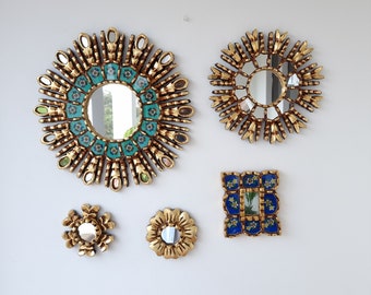 Peruvian Mirrors "Huaral"- Interior decoration - Wall mirror - Home decoration- Decorative mirrors - Peruvian Crafts