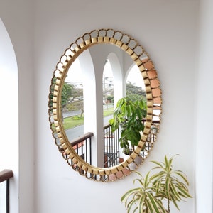 Peruvian Mirrors Harmonious 100cm Interior decoration Wall Mirror Home decoration Decorative mirrors image 6