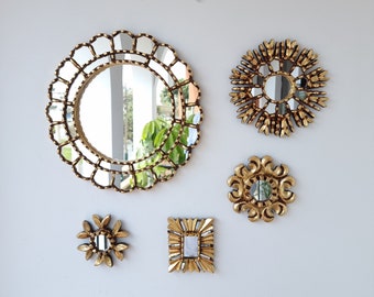 Specchi peruviani " Junin "- Decorazione d'interni - Specchio da parete - Decorazione domestica - Specchi decorativi - Artigianato peruviano