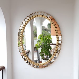 Peruvian Mirrors &quot;Armoniosa 100cm&quot; - Interior decoration - Wall mirror - Home decoration - Decorative mirrors