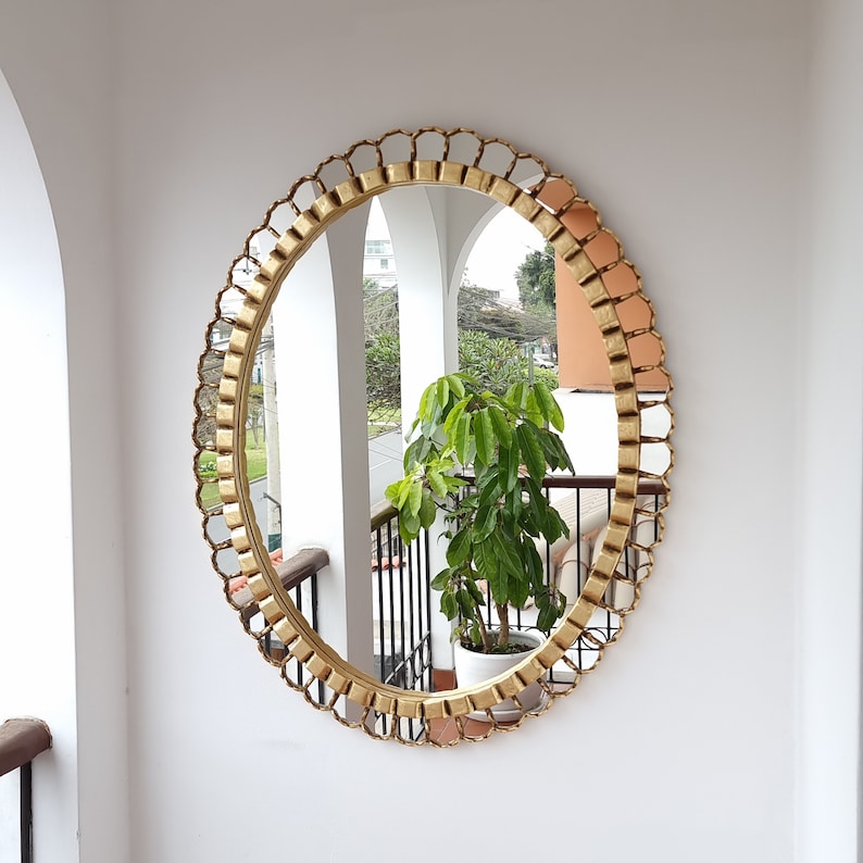 Peruvian Mirrors Harmonious 100cm Interior decoration Wall Mirror Home decoration Decorative mirrors image 1