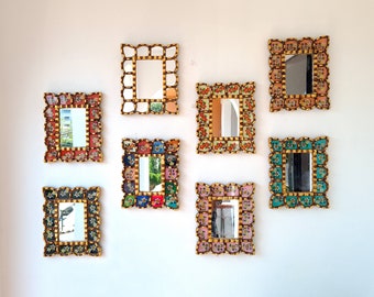 Peruvian Mirrors "Building Collection 1 "- Interior decoration - Wall Mirror - Home decoration- Decorative mirrors - Crafts