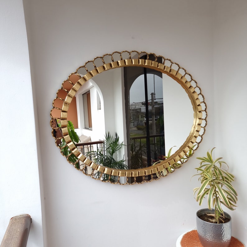 Peruvian Mirrors Harmonious 100cm Interior decoration Wall Mirror Home decoration Decorative mirrors image 9