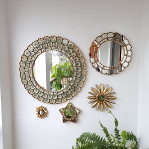 Peruvian Mirrors &quot;Estelar Marfil Collection&quot; - Interior decoration - Wall Mirror - Home decoration- Decorative mirrors