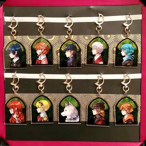 P3 - 2.5&quot; Semi-Transparent Acrylic Charms
