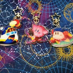 Kirby - 2&quot; Double-Sided Acrylic Charms
