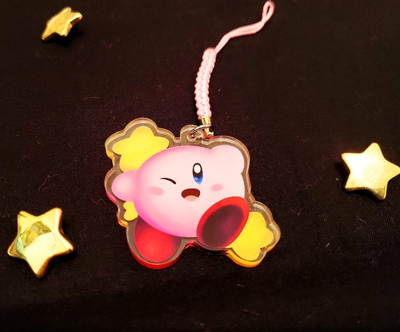 Kirby 2 Acrylic Charm Etsy Kirby 2 Acrylic Charm Etsy
