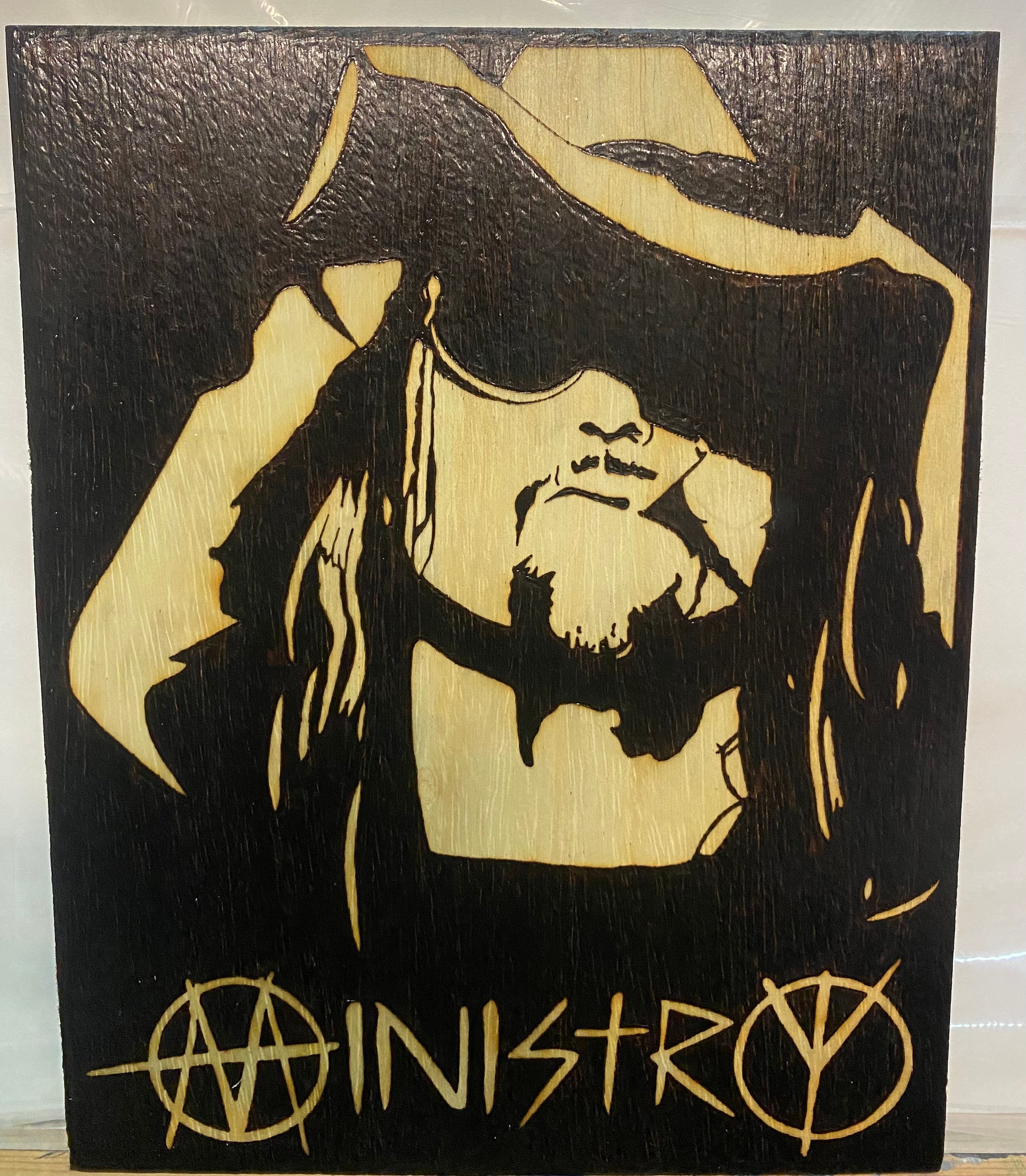 Al Jourgensen Signed 11x14 Photo Ministry JSA COA Certified