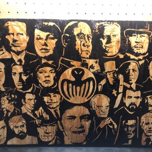 Bond Villain Wood Burning