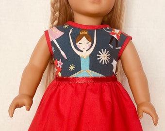 18 inch doll holiday party dress