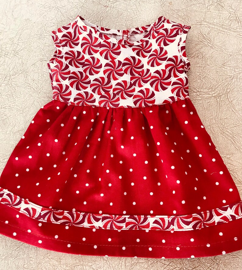 18 Inch Doll Peppermint Candy Party Dress Etsy