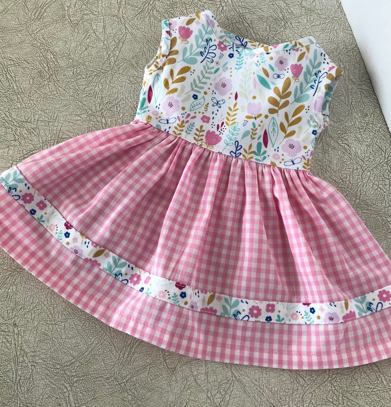 18 inch doll party dress for Easter.