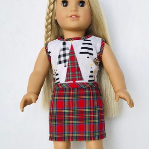 18 inch doll holiday dress