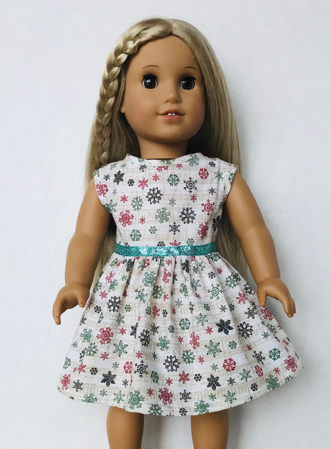 18 Inch Doll Snowflake Party Dress With Shrug - Etsy