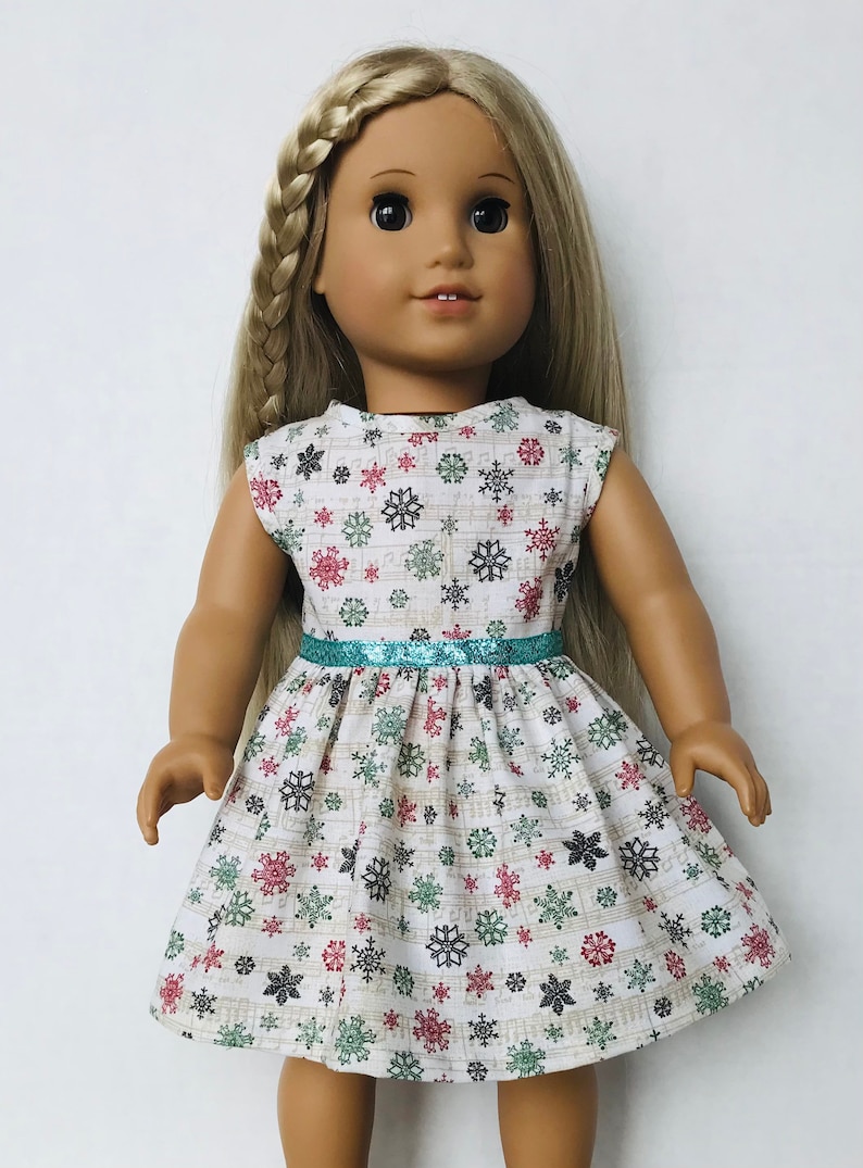18 Inch Doll Snowflake Party Dress With Shrug - Etsy