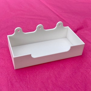Bandeja de tablero de corcho - Bandeja de tachuela para pulgar - Accesorio de pasador de empuje - Suministros de oficina - Cesta para tablero de corcho - Impreso en 3D