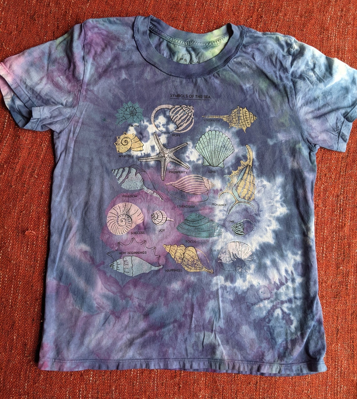 Handdyed Pacsun/pacific Sunwear Women's Graphic Tshirt Etsy New Zealand