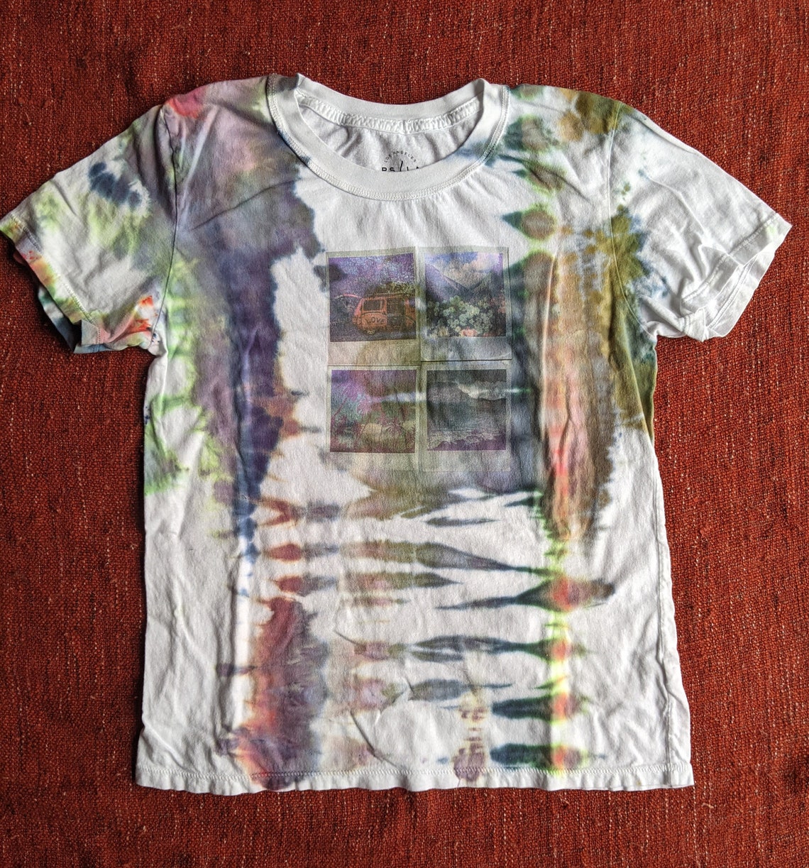 Handdyed Pacsun/pacific Sunwear Women's Graphic Tshirt Etsy UK