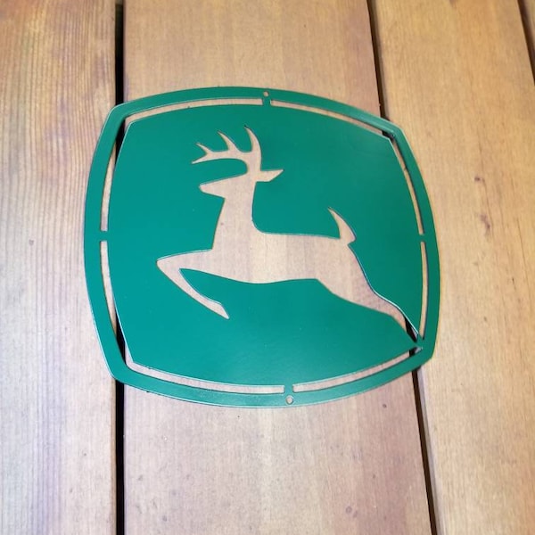John Deere Sign for Garage Etsy