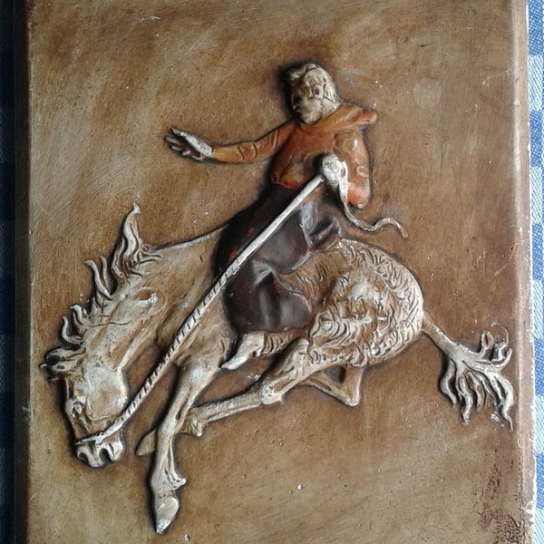 Bucking Bronco Rodeo plaque