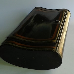 Antique Toleware Tin Box
