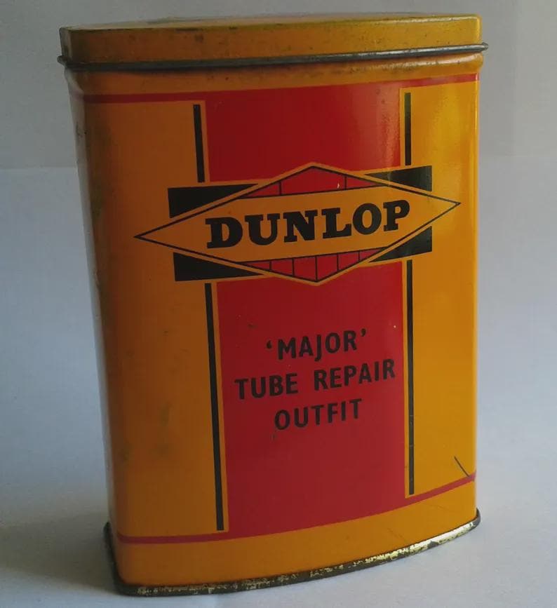 Dunlop "Major" Tube Repair Outfit Tin