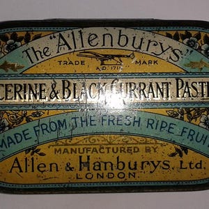 The Alenbury&#39;s Pastilles Tin Box
