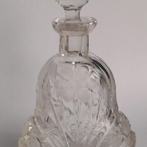 Vintage Cut Crystal Perfume Bottle