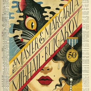 Master and Margarita Book Cover Poster