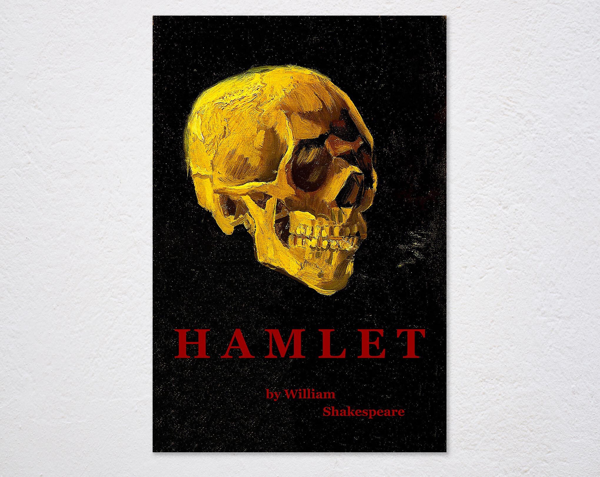 Hamlet Skull Theater by Whilliam Shakespeare Play English Poet Writer  Vintage Retro Poster, Vintage Advertising, Wall Art Poster - Etsy Norway