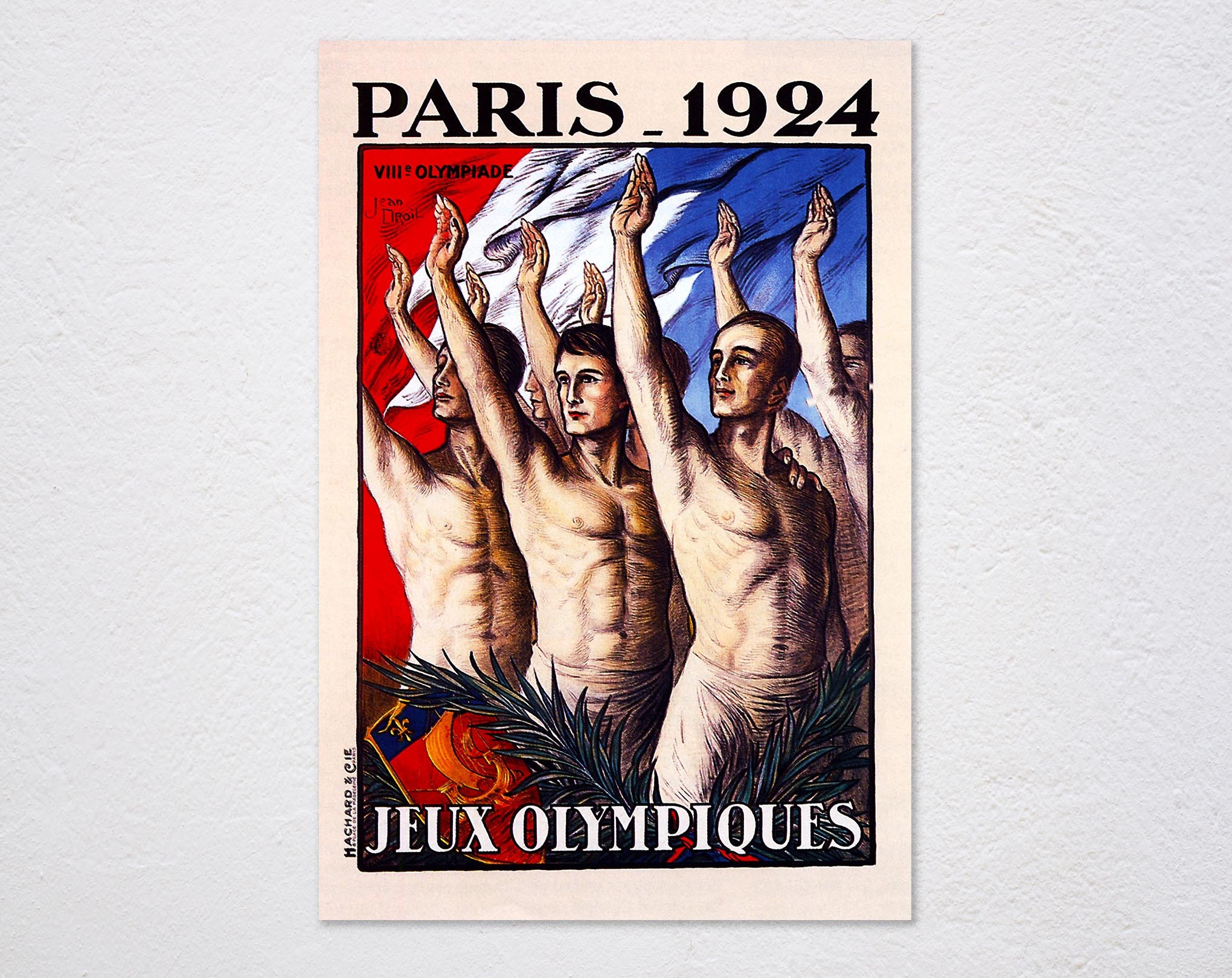 Poster de voyage sur toile Jeux Olympiques de Paris 2024
