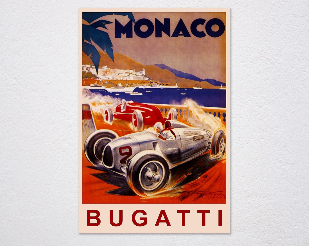 Poster Manifesto Locandina Pubblicità Automobili Stampa Vintage Gran