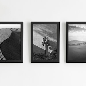 Morocco Decor Printable Art - Set Of 3, Instant Download, Printable Wall Art, Poster, Morocco, Sand Dunes, Camels, Boho, Landscape, Animal